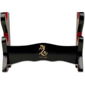 Ten Ryu MA-2SD Two-Tier Sword Stand, Black Lacquer Finish
