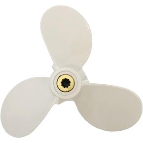 Yamaha Propeller for 4hp 5hp 6hp 4A 4M 5M 5C F4 F6L F6S F5A F6C 9 Spline Tooth/Boat Outboard Propeller 7 1/2x8-BA for Yamaha Engine Motor 6E0-45941-01-EL