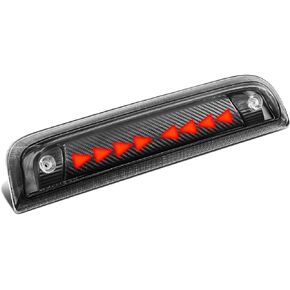 DNA MOTORING 3BL-GMC15-3D-LED-CH Chrome Housing 3D LED Third Tail Brake Light [Compatible with 14-18 Sierra 1500 2500-3500HD / 14-18 Silverado 1500 2500-3500HD]