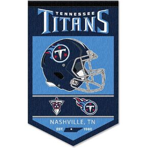 Tennessee Titans Heritage History Banner Pennant