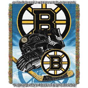 Officially Licensed NHL "Homefield Ice Advantage" Woven Tapestry Throw Blanket, 48" x 60", Multi Color