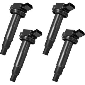 حزمة ملف الإشعال UF487 وقابس إشعال إيريديوم لمركبات V6 3.5L، متوافقة مع تويوتا أفالون كامري هايلاندر RAV4 سيينا فينزا، لكزس ES350 RX350 RX450h، مجموعة من 6 in Kuwait