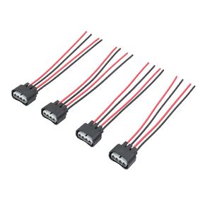 8 Packs Ignition Coil Female Connector Plug Wire Fit for Ford F150 F250 F350 Crown Victoria Mustang Plug Wire Harness Pigtail