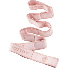 Yoga Strap and Resistance Bands-Exercise Elastic Bands for Working Out Women with 10 Loops-Perfect for Stretching and Physical Therapy