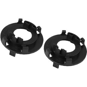 ACROPIX H7 Retainers Socket Base Left Right H7 LED Headlight Bulb Adapter Holders Fit for Hyundai Tucson - Pack of 2 Black