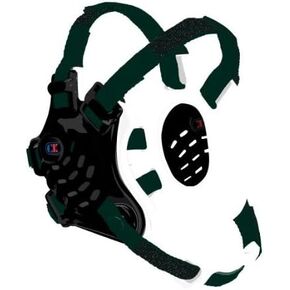 Cliff Keen F5 Tornado Headgear - Black/White/Dark Green in Kuwait