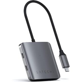 Satechi USB C Hub – 4 Ports USBC Hub - USB C Hub Multiport Adapter - Data Transfer Only (No Charging/Video) – USBC Hub for MacBook Pro/Air M2, M1 Pro & Max, iPad Pro M2, iPad Air M1