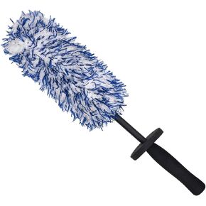Car Cleaning Brush Rim Brush Wheel Cleaning Brush, Metal Free Soft Synthetic Wool Car Cleaning Brush, Highly Water Absorption Wheel Brush (Rim Brush)