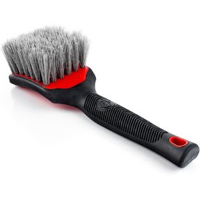 Detail Factory - ProGrip Tire Brush - Ergonomic ProGrip Handle, Stiff Synthetic Bristles, Ergonomic Design, Clean Your Tires with Ease, Octane Ectoplasm