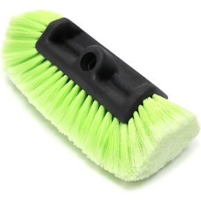 12" Car Wash Brush with Soft Bristle Auto RV Truck Boat Camper Heavy Duty Tri-Level Dip Wash Brush Car Exterior Washing Green