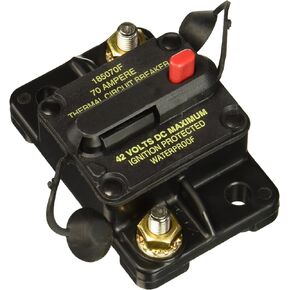 Bussmann CB185-70 قاطع دائرة مقاوم للماء عالي أمبير من النوع III (3) (70 أمبير)، حزمة واحدة