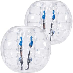 VEVOR Inflatable Bumper Balls 2-Pack, 4FT/1.2M Body Sumo Zorb Balls for Teen & Adult, 0.8mm Thick PVC Human Hamster Bubble Balls for Outdoor Team Gaming Play, Bumper Bopper Toys for Garden, Yard, Park
