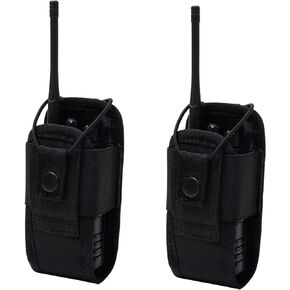 حافظة راديو، حافظة راديو MOLLE عالمية لحزام الخدمة، حزام راديو ثنائي الاتجاه للشرطة التكتيكية لباوفينج، موتورولا، كينوود، 2 حزمة in Kuwait