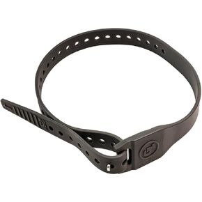 Giant Loop Pronghorn Straps, Multi-Purpose Cargo Straps with Virtually Unbreakable Fasteners, 25" Gray, 2-Piece Pack