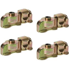 US Cargo Control L Track Double Stud Fitting with Bolt Thread, Use with L Track Rails in Your Truck Or Trailer to Create Instant Tie-Down Anchor Points, Working Load Limit of 1,333 Pounds, 4 Pack