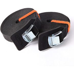 Sturdy 12-foot-by-1-inch Tie Down Strap Lashing Strap Cargo Tie-Down Strap Padded Cam Lock Buckle 4 Pack