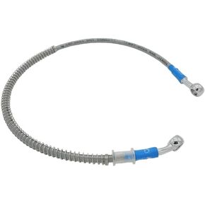 650mm 65cm Lefossi Motorcycle Reinforced Hydraulic Brake Oil Hose Line Pipe Fitting Stainless Steel Braided Cable Compatible with Motorcycle Pit Dirt Bike Enduro Motocross Street Bikes Sport Bikes