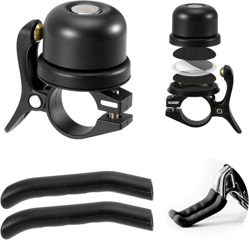 Bike Bell for Apple AirTag, Bicycle Bell for Road Mountain Bike Handlebars, Bike GPS Tracker Anti Theft Protection, Mountain Bike Accessories in Saudi Arabia