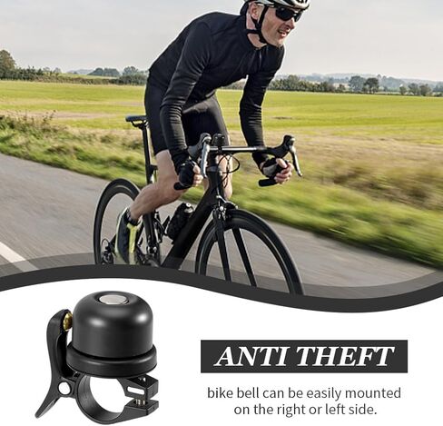 Bike Bell for Apple AirTag, Bicycle Bell for Road Mountain Bike Handlebars, Bike GPS Tracker Anti Theft Protection, Mountain Bike Accessories in Saudi Arabia