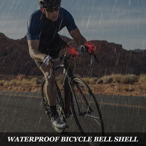 Bike Bell for Apple AirTag, Bicycle Bell for Road Mountain Bike Handlebars, Bike GPS Tracker Anti Theft Protection, Mountain Bike Accessories in Saudi Arabia