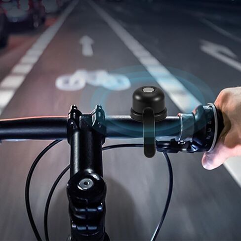 Bike Bell for Apple AirTag, Bicycle Bell for Road Mountain Bike Handlebars, Bike GPS Tracker Anti Theft Protection, Mountain Bike Accessories in Saudi Arabia