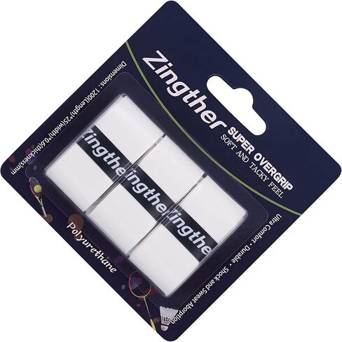 Zingther Professional Super Tacky Tennis Racket Grip Tape Also Overgrips for Badminton Racquet/Racquetball/Squash Raquet, Baseball/Cricket Bat and Pickleball Paddle in Saudi Arabia