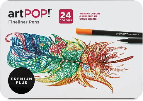 أقلام Fineliner، مجموعة مكونة من 96 قلمًا، أقلام فنون جميلة ملونة للمجلات والرسم والخربشة وسجلات القصاصات والرسم والتوضيح والنقطة الدقيقة in Kuwait