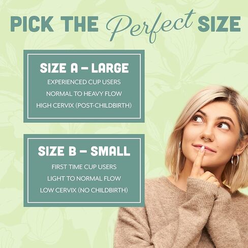 كوب الحيض السيليكون الناعم القابل لإعادة الاستخدام (أحمر، كبير (عبوة من 1)) in Kuwait