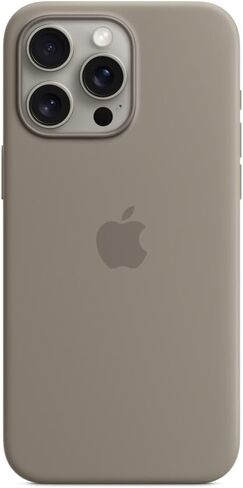 Apple iPhone 15 Pro Max Silicone Case with MagSafe - Clay ​​​​​​​ in Saudi Arabia