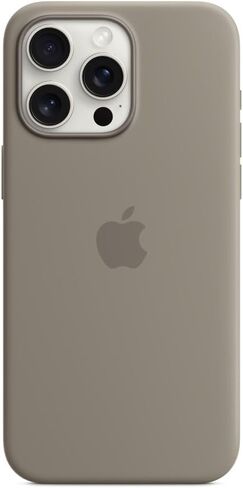 Apple iPhone 15 Pro Max Silicone Case with MagSafe - Clay ​​​​​​​ in Saudi Arabia