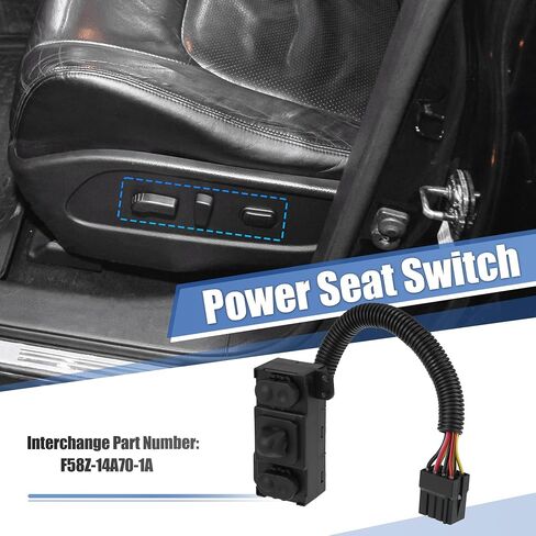 X AUTOHAUX F58Z-14A70-1A Front Left Driver Side Power Seat Switch for Ford Explorer Sport Trac 2001 Explorer 1995-2001 for Ford Explorer Sport 2001 in Saudi Arabia