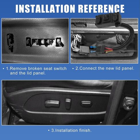 X AUTOHAUX F58Z-14A70-1A Front Left Driver Side Power Seat Switch for Ford Explorer Sport Trac 2001 Explorer 1995-2001 for Ford Explorer Sport 2001 in Saudi Arabia