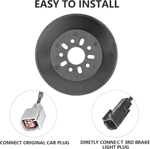 قابس ضوء فرامل الإطارات الاحتياطية وتشغيل ضوء الفرامل الثالث LED ملحقات إضاءة العجلات المتوافقة مع جيب رانجلر 2007-2018 جيب رانجلر JK/JKU in Kuwait