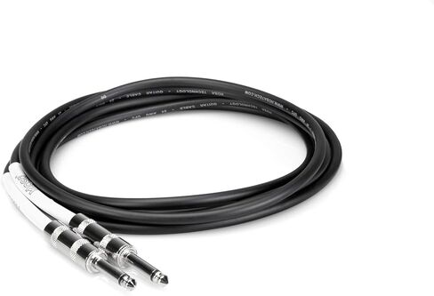 HOSA GTR-220 Straight to Straight Guitar Cable, 20 Feet,Black GTR-220R Guitar Cable Straight to Right Angle Connector, 20 Foot in Saudi Arabia