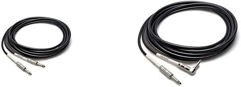 HOSA GTR-220 Straight to Straight Guitar Cable, 20 Feet,Black GTR-220R Guitar Cable Straight to Right Angle Connector, 20 Foot in Saudi Arabia