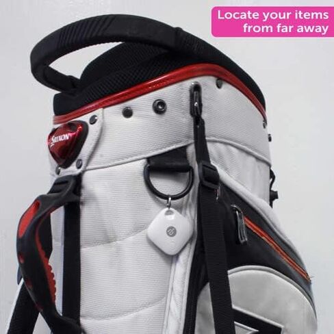 جهاز تعقب علامات تتبع ملحقات المنزل الذكي بتقنية البلوتوث من Aluratek، متوافق مع Apple Find My (iOS)، محدد موقع المرفقات للمفاتيح المفقودة، والحقيبة، والمحفظة، والأمتعة، والحيوانات الأليفة، والنظارات (5 عبوات) in Kuwait