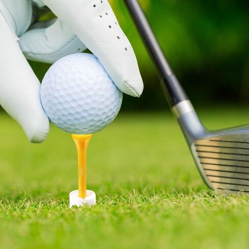Skylety Rubber Golf Tees Holder Set Include Mixed Size Golf Rubber Tees Holders and Plastic Golf Tees for Driving Range Golf Practice Mat (11) in Saudi Arabia