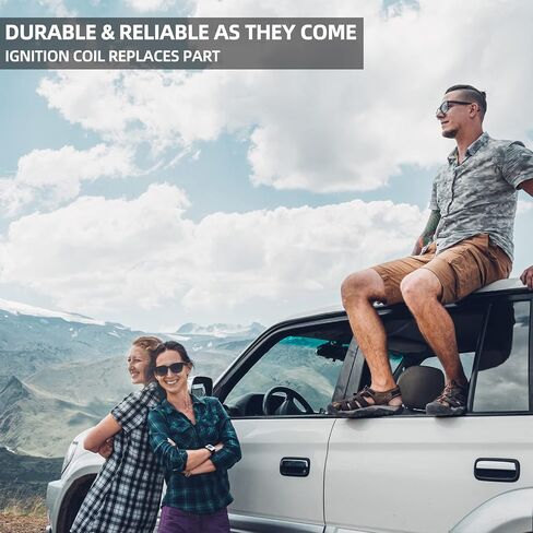 حزمة ملف الإشعال UF487 وقابس إشعال إيريديوم لمركبات V6 3.5L، متوافقة مع تويوتا أفالون كامري هايلاندر RAV4 سيينا فينزا، لكزس ES350 RX350 RX450h، مجموعة من 6 in Kuwait