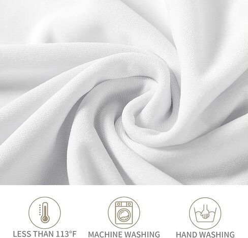 Ascoza 6 Pack White Spandex Folding Chair Covers in Stretch Washable Fabric for Wedding, Party,Holidays,Celebration and Other Special Events in Saudi Arabia