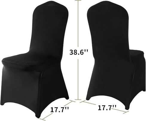 Ascoza 6 Pack White Spandex Folding Chair Covers in Stretch Washable Fabric for Wedding, Party,Holidays,Celebration and Other Special Events in Saudi Arabia
