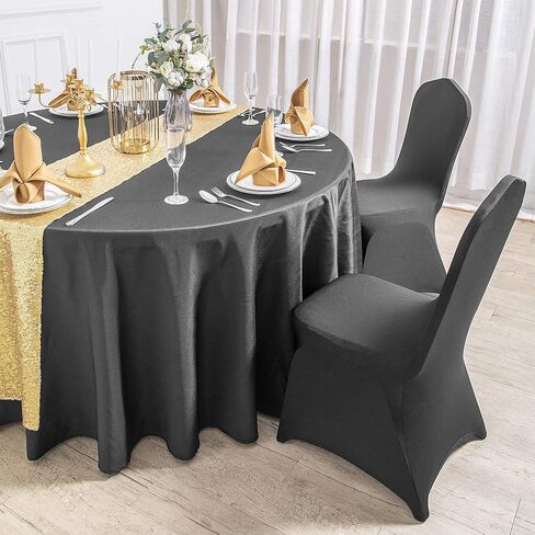Ascoza 6 Pack White Spandex Folding Chair Covers in Stretch Washable Fabric for Wedding, Party,Holidays,Celebration and Other Special Events in Saudi Arabia