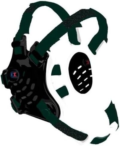 Cliff Keen F5 Tornado Headgear - Black/White/Dark Green in Kuwait