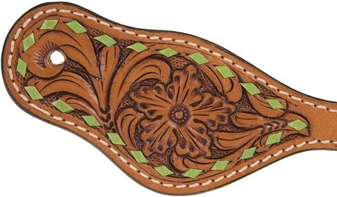 Youth Floral Spur Strap with Buckstitching in Saudi Arabia