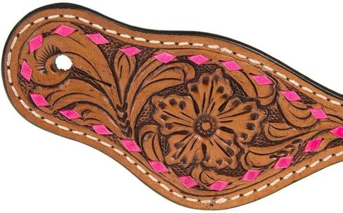 Youth Floral Spur Strap with Buckstitching in Saudi Arabia