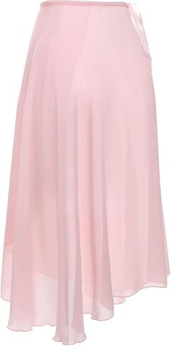 EASTBUDDY Ballet Skirt Women Sheer Long Dance Wrap Skirt for Adult Girls Chiffon Skirts with Adjustable Tie Waist in Saudi Arabia