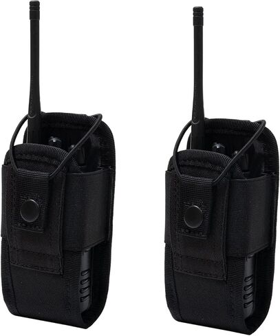 حافظة راديو، حافظة راديو MOLLE عالمية لحزام الخدمة، حزام راديو ثنائي الاتجاه للشرطة التكتيكية لباوفينج، موتورولا، كينوود، 2 حزمة in Kuwait