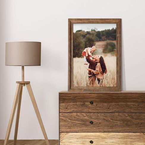 إطار صورة مقاس 12 × 18 مثبت على الحائط مقاس 12 × 18 إطار ملصق جداري معرض الصور إطارات الصور البنية مقاس 12 × 18، عبوتان in Saudi Arabia