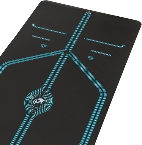 Liforme XL Yoga Mat – Free Yoga Bag Included - Patented Alignment System, Warrior-like Grip, Non-slip, Eco-friendly, sweat-resistant, long, wide, 4.2mm thick mat for comfort in Saudi Arabia