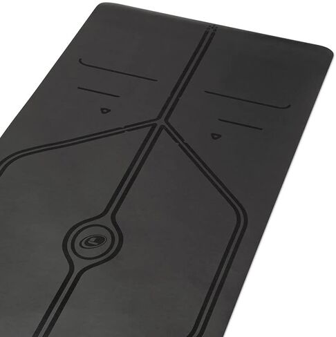 Liforme XL Yoga Mat – Free Yoga Bag Included - Patented Alignment System, Warrior-like Grip, Non-slip, Eco-friendly, sweat-resistant, long, wide, 4.2mm thick mat for comfort in Saudi Arabia