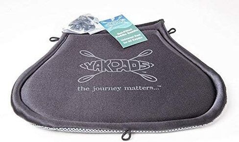 Low Back Cushioned Seat Pad, Gel Seat Pad for Kayaks, Portable Seat Cushion for Outdoor Watersports and Recreation - Cascade Creek (Low Back) in Kuwait